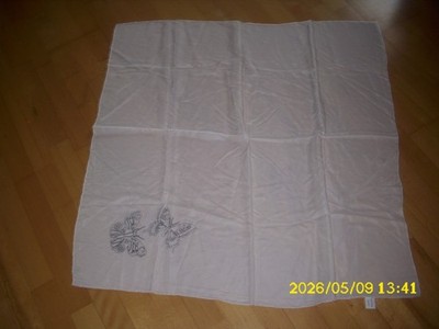 Seidentuch Seide Seidenmalerei 90 x 90  cm Pongé Schmetterling Gutta Neu