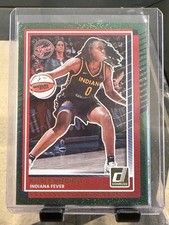 Kelsey Mitchell #19 2025 Panini Donruss WNBA Green Shimmer Indiana Fever