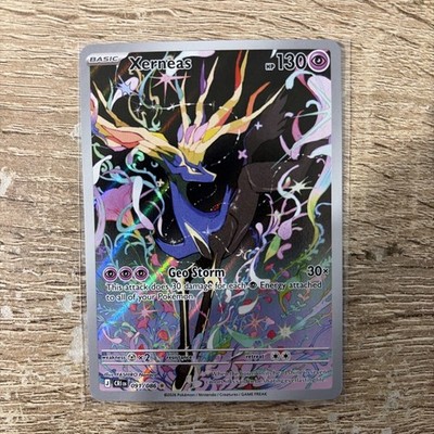 Pokemon Mega Evolution Chaos Rising Xerneas Illustration Rare 091/086