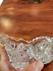 Vintage Clear Cut Glass Candy Nut Dish Nashville Outfitting Co. 6.5" Long  2.25" — photo 6