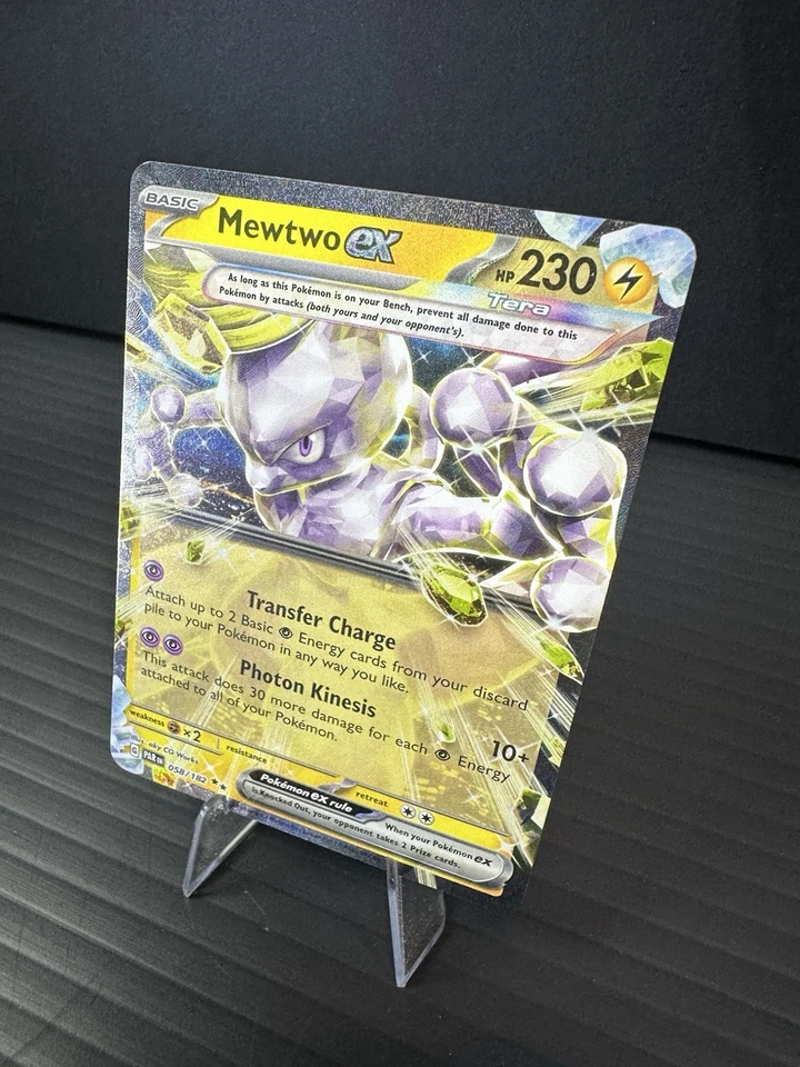 Mewtwo ex 058/182 Sv04: Paradox Rift Holo 🔥 👀 Pokemon TCG - Image 2 of 4