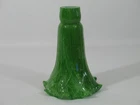 Dale Tiffany Style Green Blown Glass Tulip Lamp Shade 6 X 4- 1 5/8” Excellent.
