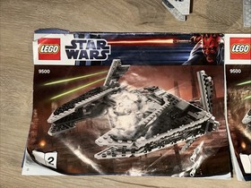 LEGO 9500 Star Wars: Sith Fury-Class Interceptor Ship 99% Complete No Figs