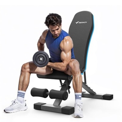 Merach Hantelbank, 990 LBS/450KG faltbare Hantelbänke für Home Gym,