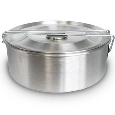 Flan Mold with Lid Large 9.3x3.2 Inch Authentic Mexican Pan Water Bath Baking