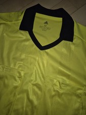 Neuw. gelb langarm ADIDAS Schiedsrichtertrikot M evt L Shirt Schiedsrichter 18-2