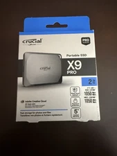 Crucial X9 Pro 2TB USB-External SSD (CT2000X9PROSSD9) - NEW SEALED