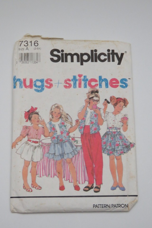 Simple Parten Simplicity and McCall's Sewing Patterns | eBay