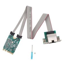 Mini PCIE Network Card, RTL8125B M.2 A E Single Port 2.5G NIC - Bent Pin,