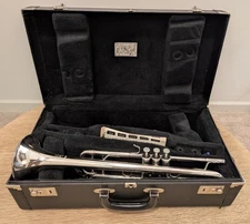 Yamaha Xeno YTR 8335GS Silver B flat Trumpet with Shilke Case