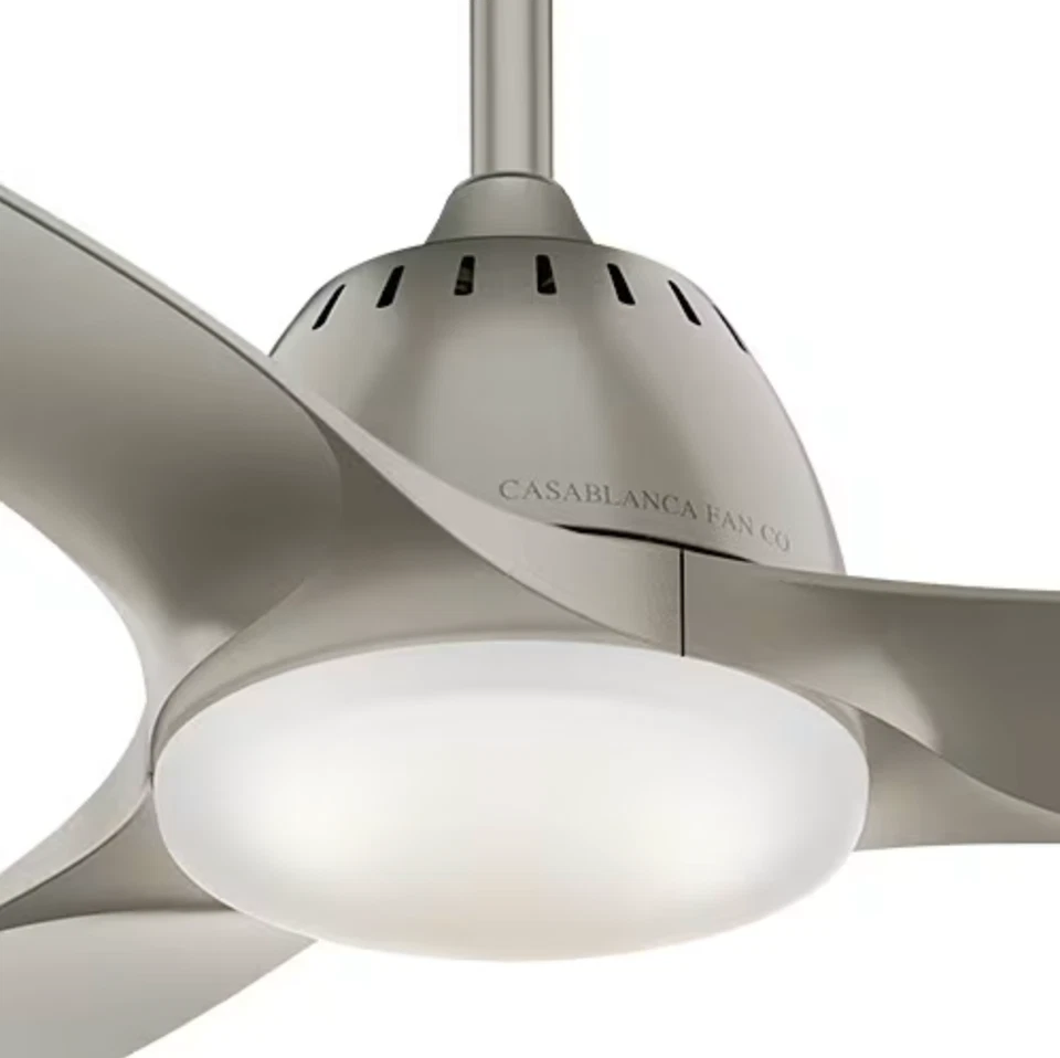 Casablanca Wisp 44" Modern Ceiling Fan - Pewter, LED Light, Remote, 59150 - Image 4 of 4