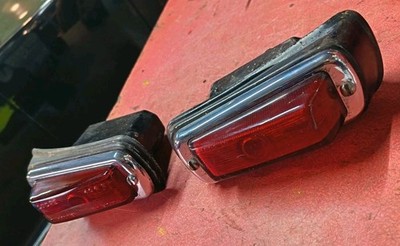 PAIR OF GENUINE LUCAS L464 REAR LAMPS ALLARD ROVER 60 75 LEA FRANCIS ARMSTRONG 