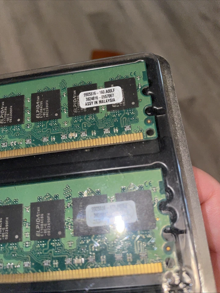 New Kingston 4GB 2 x 2GB PC2-2400 Desktop DDR DIMM Memory RAM 4G - Image 3 of 3