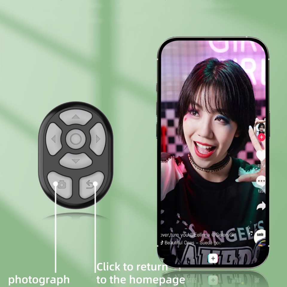 Wireless Ring Remote Control W/Charging Compartment Video Browser ...
