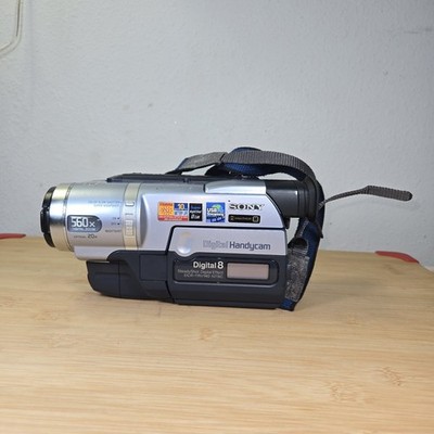 Sony DCR-TRV140 Camcorder - Silver (UNTESTED!!!!) No Charger/Bat Damaged Screen 
