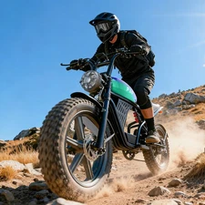 Electric Bike for Adult Peak 1800W 65Miles 30MPH 20" Fat Tire Mountain Ebike New