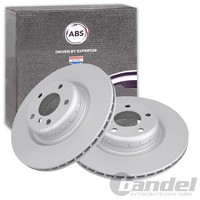 2X A.B.S. Bremsscheiben 345Mm Hinten Passend FüR BMW 1 2 3 4
