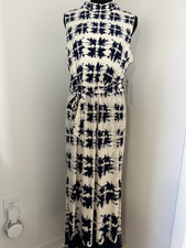 London Times Womens Abstract Mock Neck Sleeve...