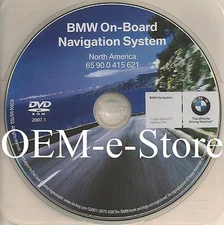 2003 2004 2005 2006 BMW X5 M3 Mini Navigation DVD U.S Canada Map Version 2007.1