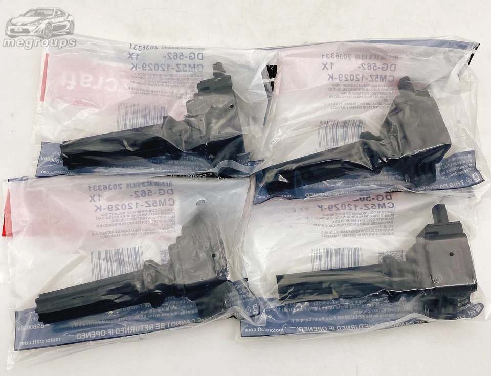 4X Motorcraft Ignition Coils DG562 Fit Ford Fusion Focus Edge Taurus Lincoln MKZ - Imagem 4 de 4