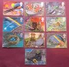 GB 1991 Commemorative Stamps~Greetings~Good Luck~Postally Used Set~UK Seller
