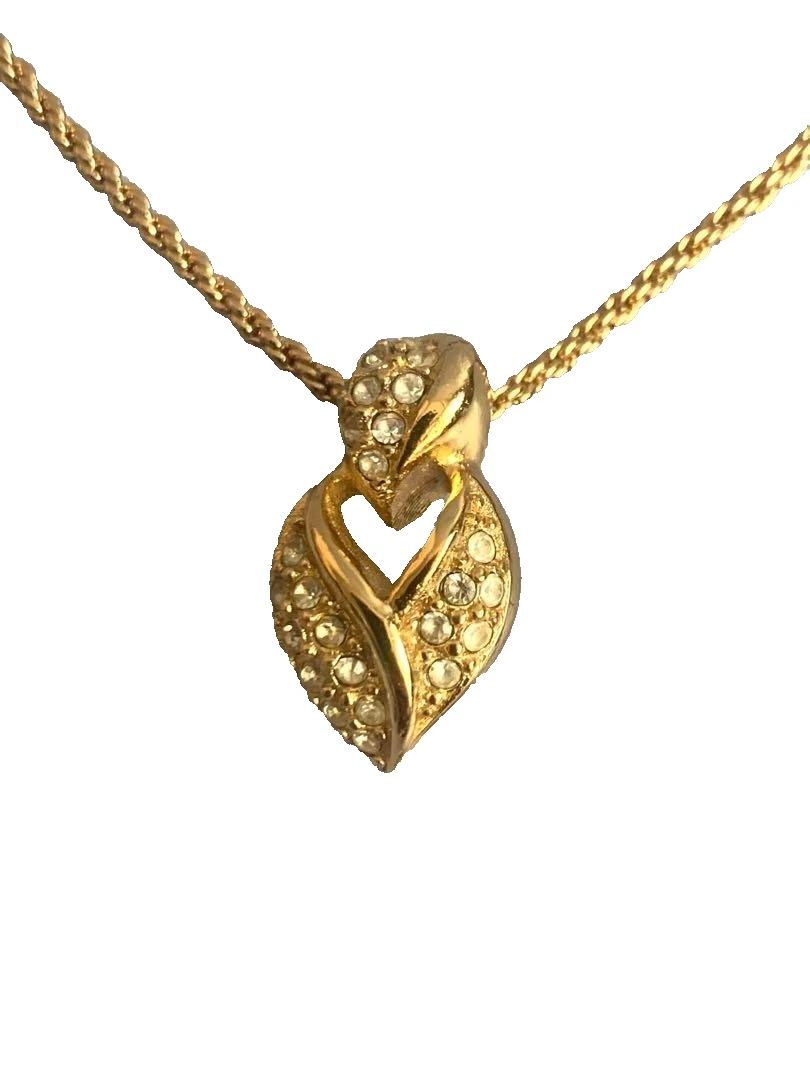 Collana Christian Dior con strass vera donna