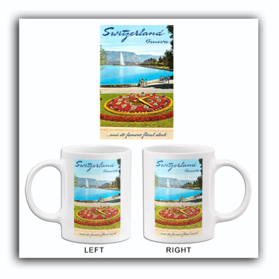 Geneva Switzerland - 1964 - Travel Poster Mug