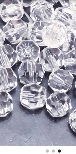 Lot Of 150 Pieces Lead Crystal Beads 12mm For Chandelier And Lamp Parts - Picture 2 of 3