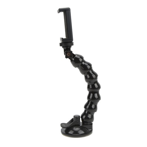 Gooseneck Suction Cup Phone Holder 360° Ajustable Car Mount Holder For - Photo 2 sur 12
