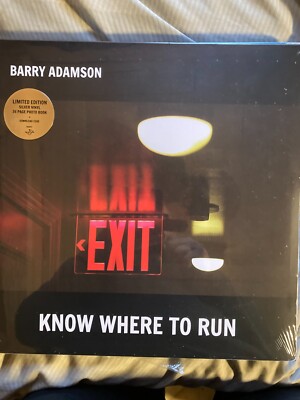 BARRY ADAMSON KNOW WHERE TO RUN LTD SILVER VINYL LP + 36 PAGE BOOK, NEW & SEALED