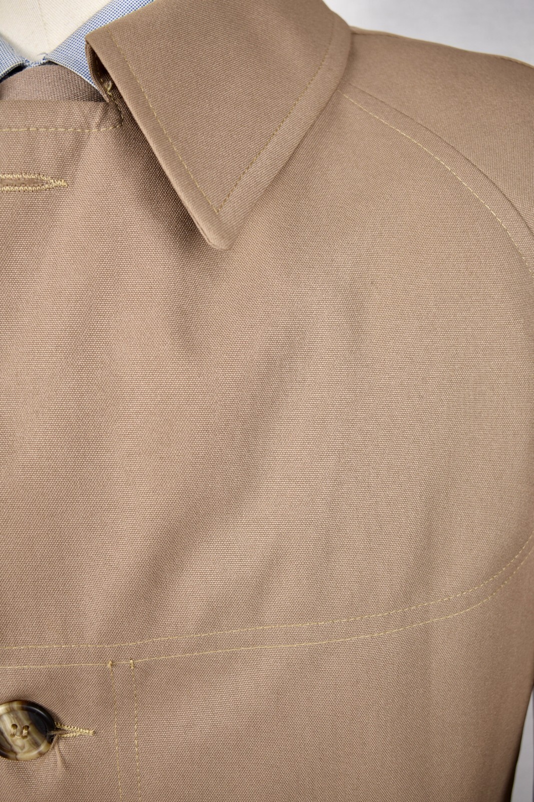 Grais Solid Brown 100% Texturized Polyester Three… - image 3