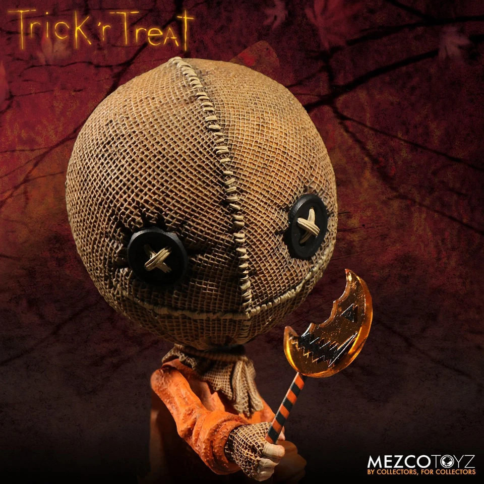 Figura de acción Trick 'r Treat estilizada SAM 6 pulgadas por Mezco película de Halloween NUEVA Foto 4 de 4