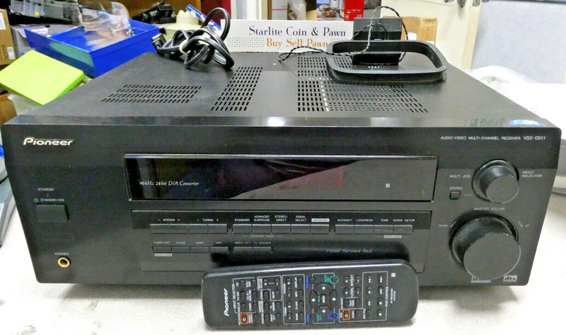 Pioneer VSX D511 5.1 Channel 100 Watt Receiver