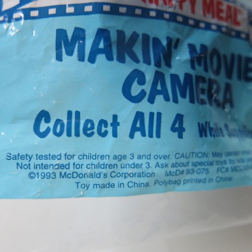 MCDONALDS Happy Meal *NEW* MAKIN MOVIES CAMERA Toy 1993 Collectible - Picture 7 of 7