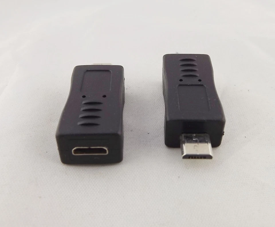 10pcs Micro USB 5 Pin Male To Female Jack Extension Converter Adapter Connector - Image 4 of 4