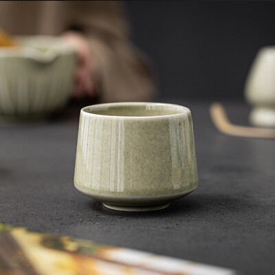 TANG PIN Matcha Cup Set, Ceramic Tea Cups, Japanese Matcha Cup