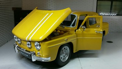 1964 Renault R8 Gordini Yellow Welly G LGB 1:24 Scale Detailed