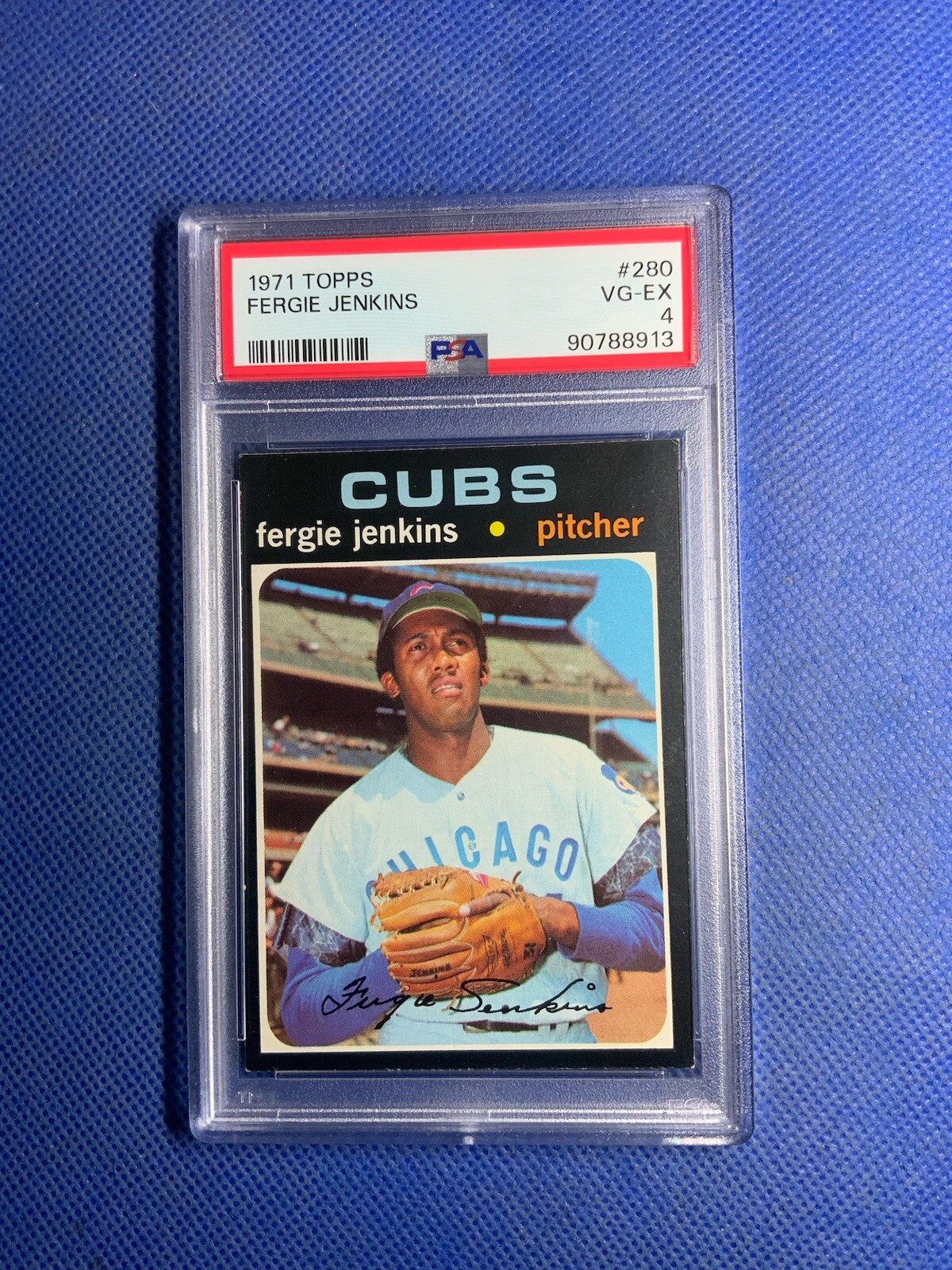 FERGIE JENKINS 1971 TOPPS  #280 GRADED PSA 4 VG- EX VINTAGE MLB! CUBS