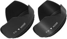 55mm and 58mm Digital Tulip Flower Lens Hood for Nikon D3500, D5600, D3400 DSLR