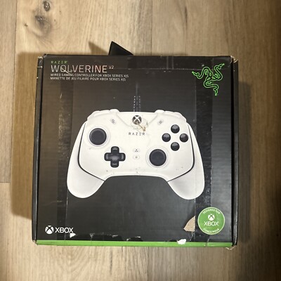 Razer Wolverine V2 Wired Gaming Controller For Xbox Series X/S -White