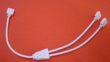 "Y" splitter -- LED connector connection cable part -- 1 in 2 out - SMD 3528 new