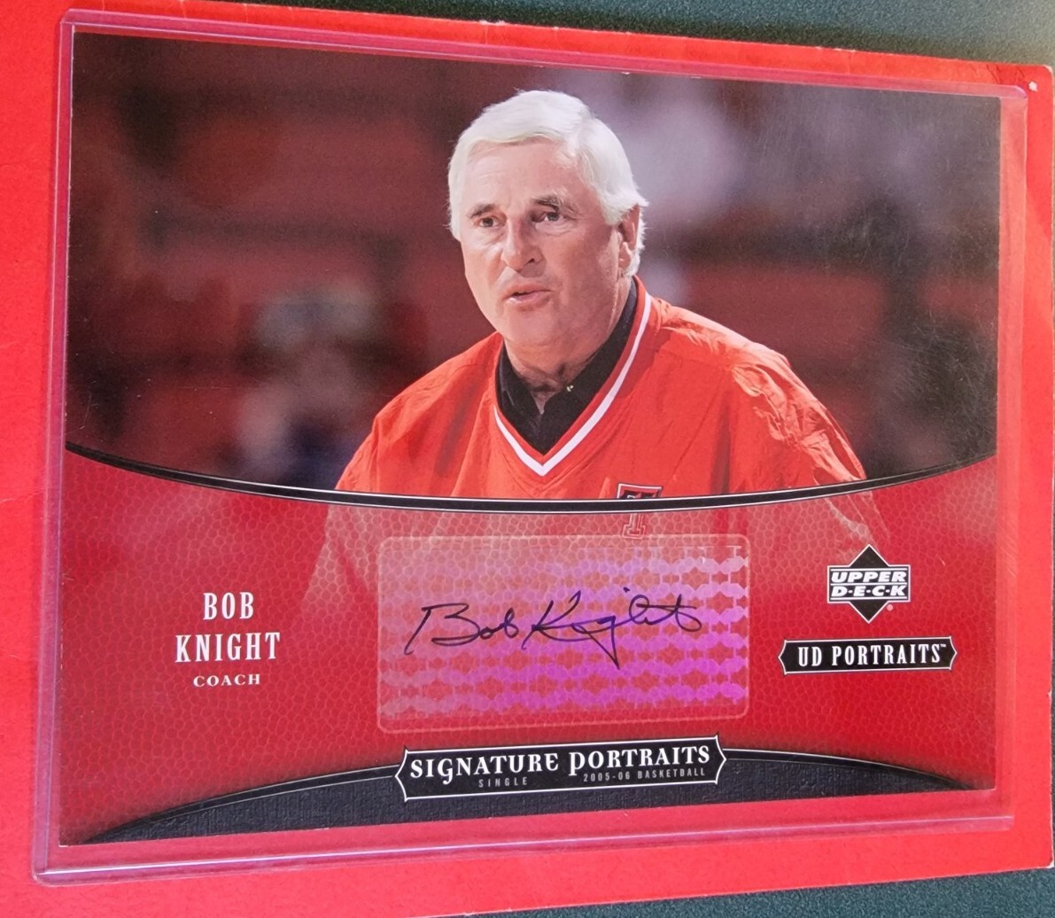 その他 UD Bob Knight auto 25 auto その他 UD Bob Knight auto 25 auto Bob Knight Auto 25/25 Upper Deck