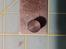 CONTROL PANEL ALUMINUM BLACK KNOB, 2 KNOBS PER PACKAGE