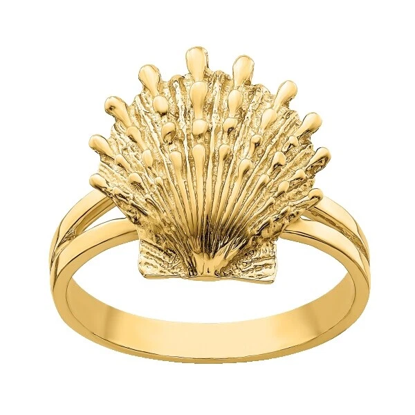 Shell Yellow Gold Plated Fashion Jewelry