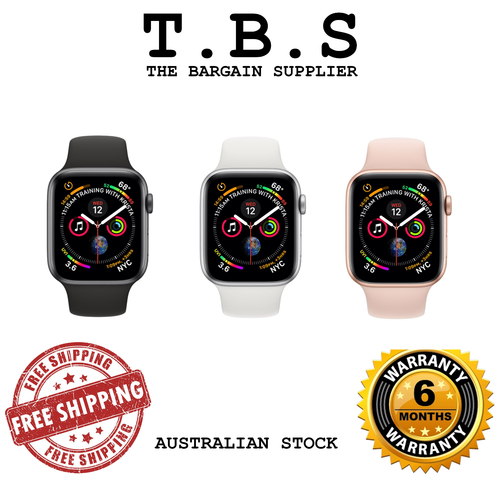 Apple Watch Series 4 - 44mm - Aluminium Case - ION-X Glass (GPS/LTE) +  WARRANTY | eBay