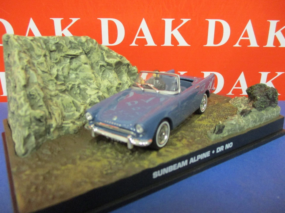 Die cast 1/43 Modellino Auto 007 James Bond Sunbeam Alpine - DR NO - Immagine 2 di 4