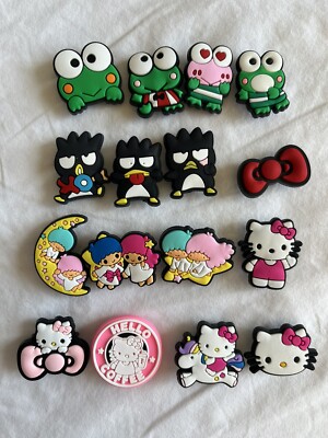Hello Kitty Croc Charms New 14 Pcs Sanrio Hello Kitty Friends