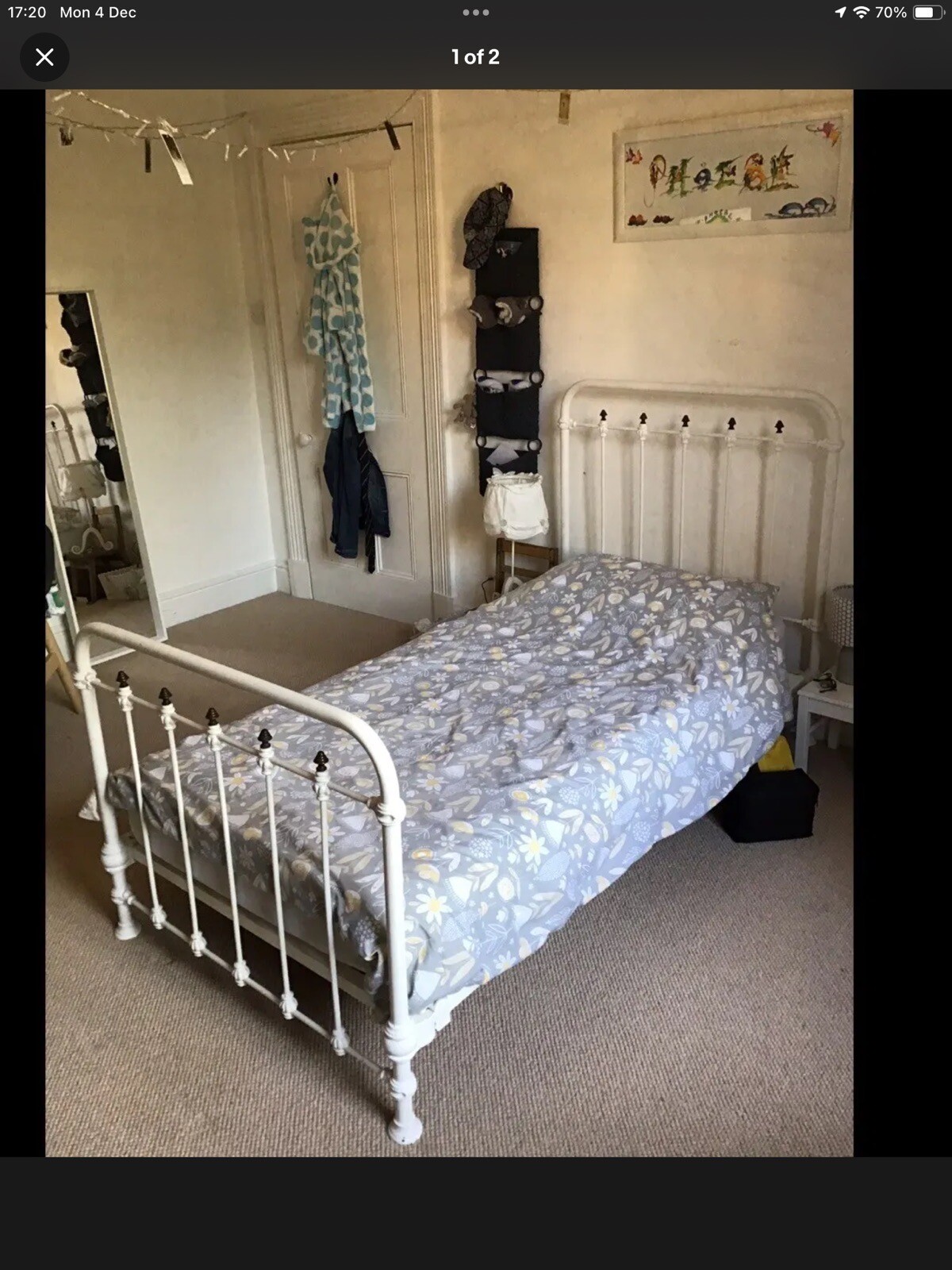 Victorian Cast Iron Bed eBay