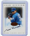 Juan Acevedo 1996 Donruss Leaf Signature Series Bronze On Card Autograph Auto