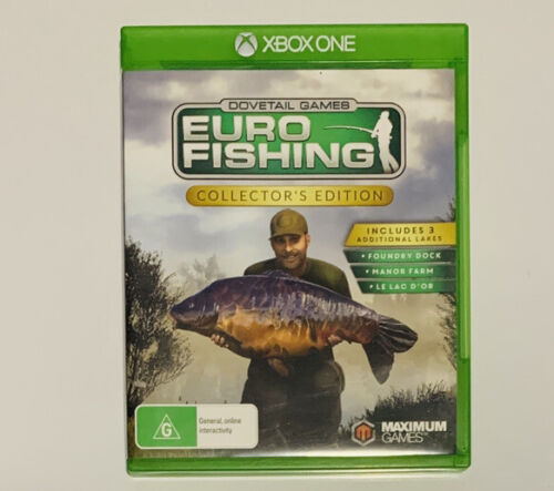 Euro Fishing Collector's Edition *Good Condition* Xbox One